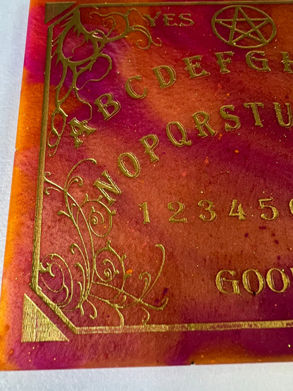 🔥 Solar Ember Classic Talking Board | Traditional Spirit Communication Board (6" × 4.75")