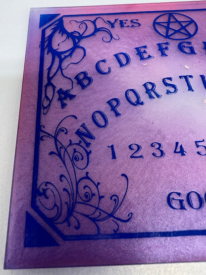 🕯️ Amethyst Veil Classic Talking Board | Traditional Spirit Communication Board (6" × 4.75")