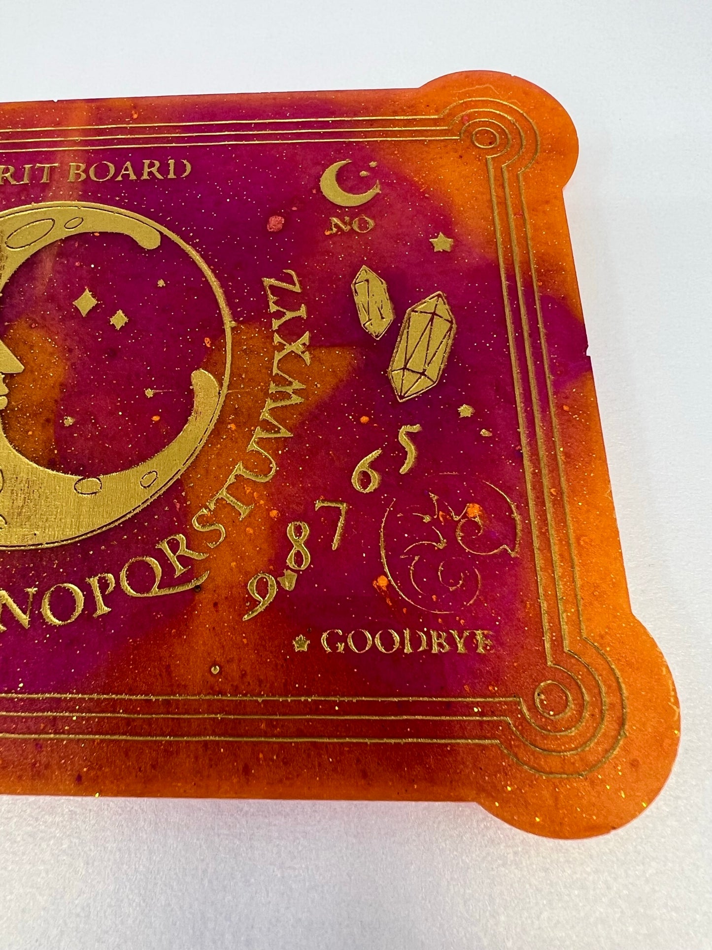 🔥 Sunset Moon Classic Talking Board | Fiery Intuition & Bold Divination Board (6” x 4”)