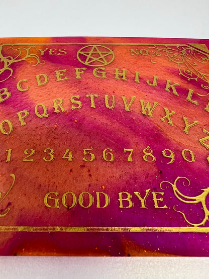 🔥 Solar Ember Classic Talking Board | Traditional Spirit Communication Board (6" × 4.75")