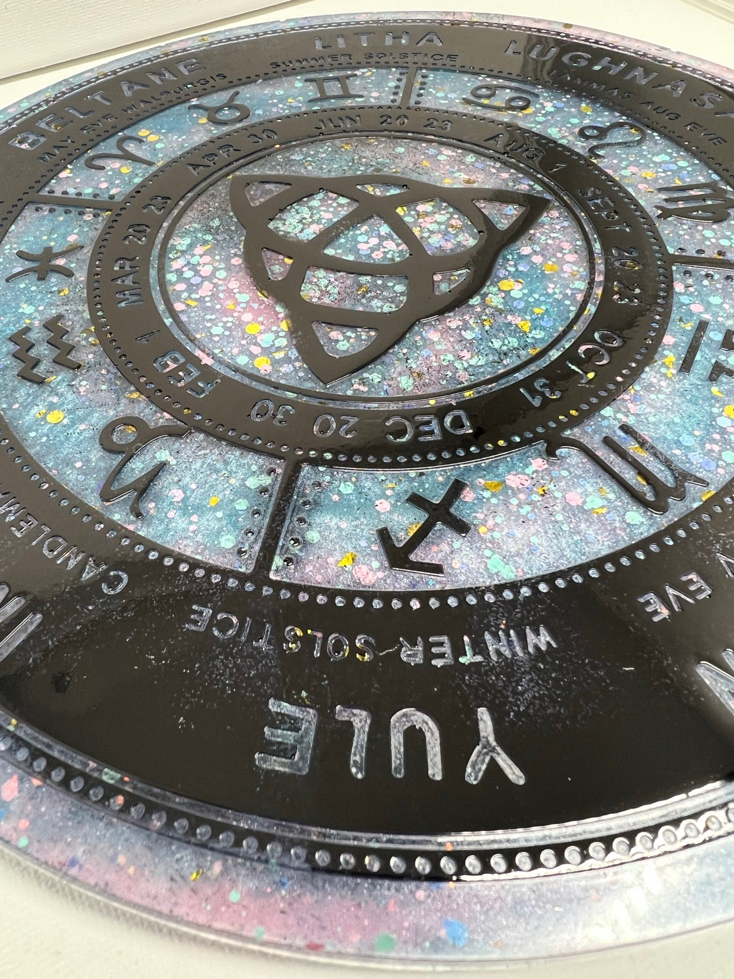 ✨ Celestial Veil Wheel of the Year Altar Tray ✨