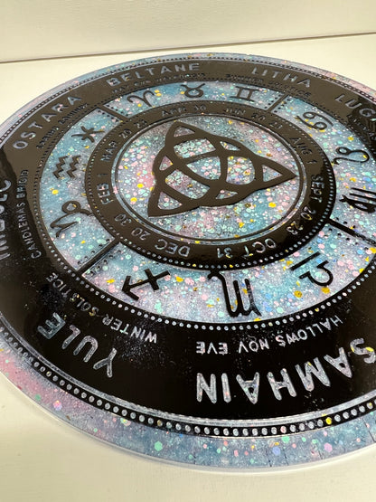 ✨ Celestial Veil Wheel of the Year Altar Tray ✨