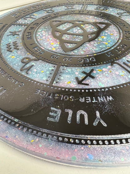 ✨ Celestial Veil Wheel of the Year Altar Tray ✨