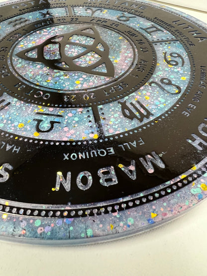 ✨ Celestial Veil Wheel of the Year Altar Tray ✨