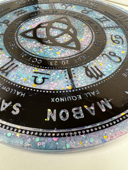 ✨ Celestial Veil Wheel of the Year Altar Tray ✨