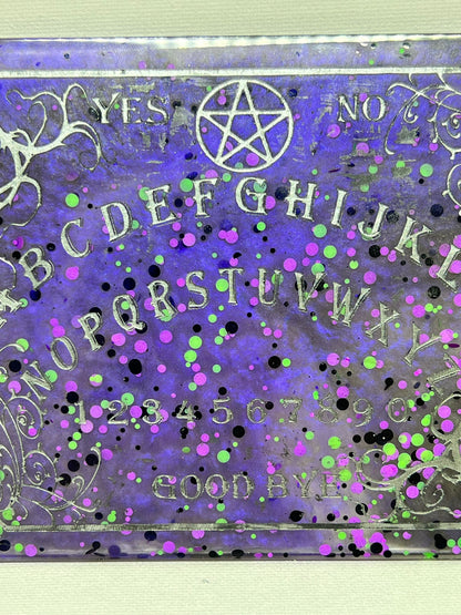 💜 Violet Oracle Classic Talking Board | Traditional Spirit Communication Board (6" × 4.75")