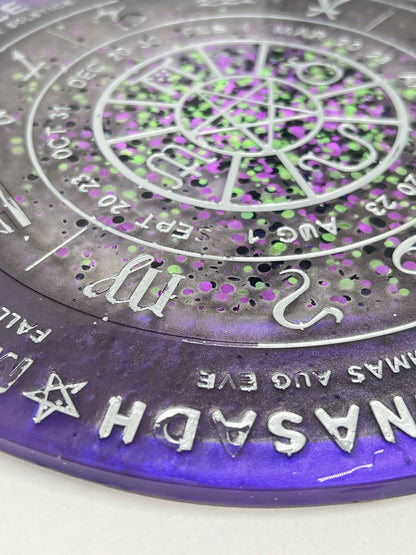 ✨ Midnight Oracle Wheel of the Year Altar Tray ✨