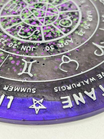 ✨ Midnight Oracle Wheel of the Year Altar Tray ✨