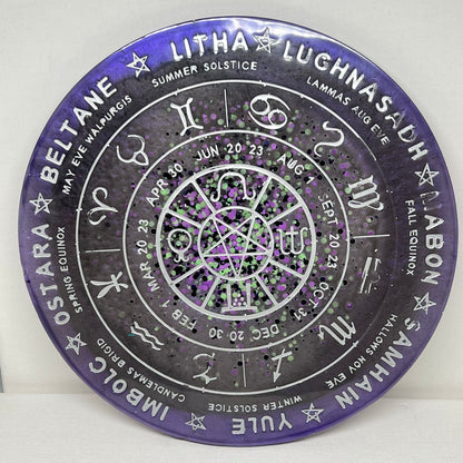✨ Midnight Oracle Wheel of the Year Altar Tray ✨