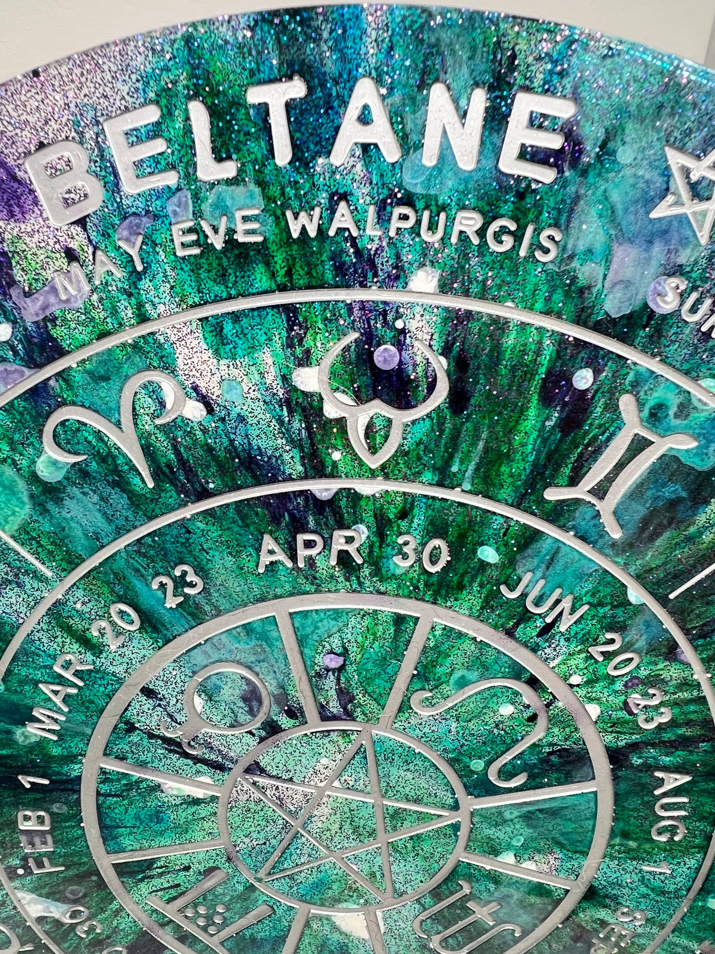 ✨ Enchanted Tides Wheel of the Year Altar Tray ✨