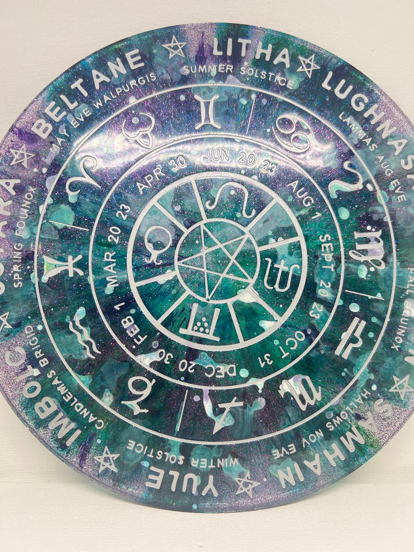 ✨ Enchanted Tides Wheel of the Year Altar Tray ✨