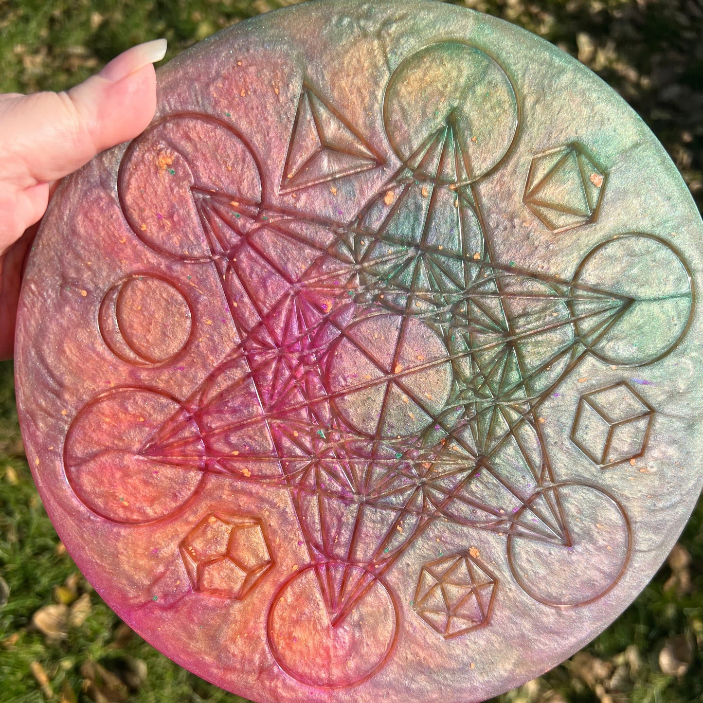 SACRED GEOMETRY TRAY - MEDIUM