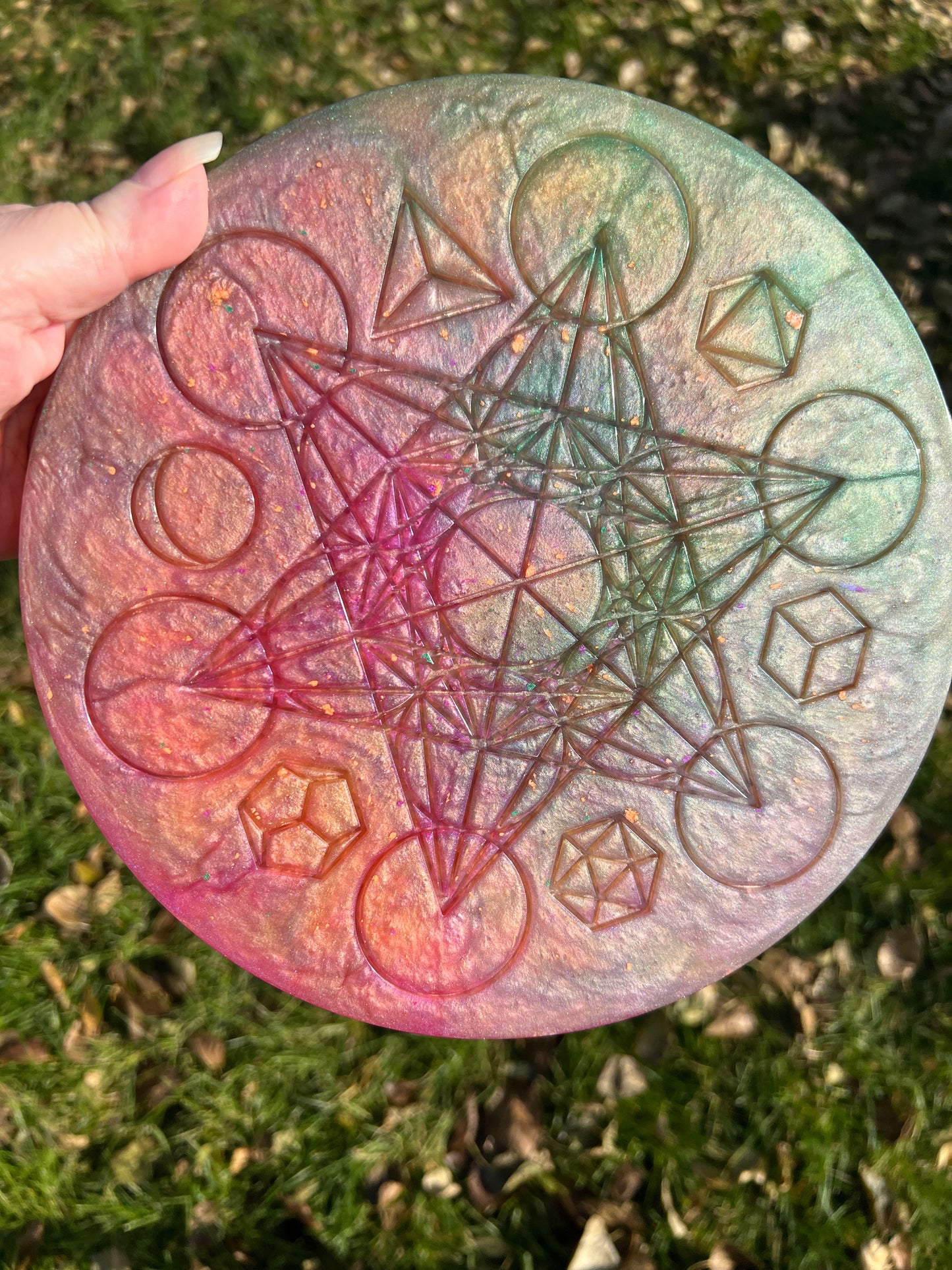 SACRED GEOMETRY TRAY - MEDIUM