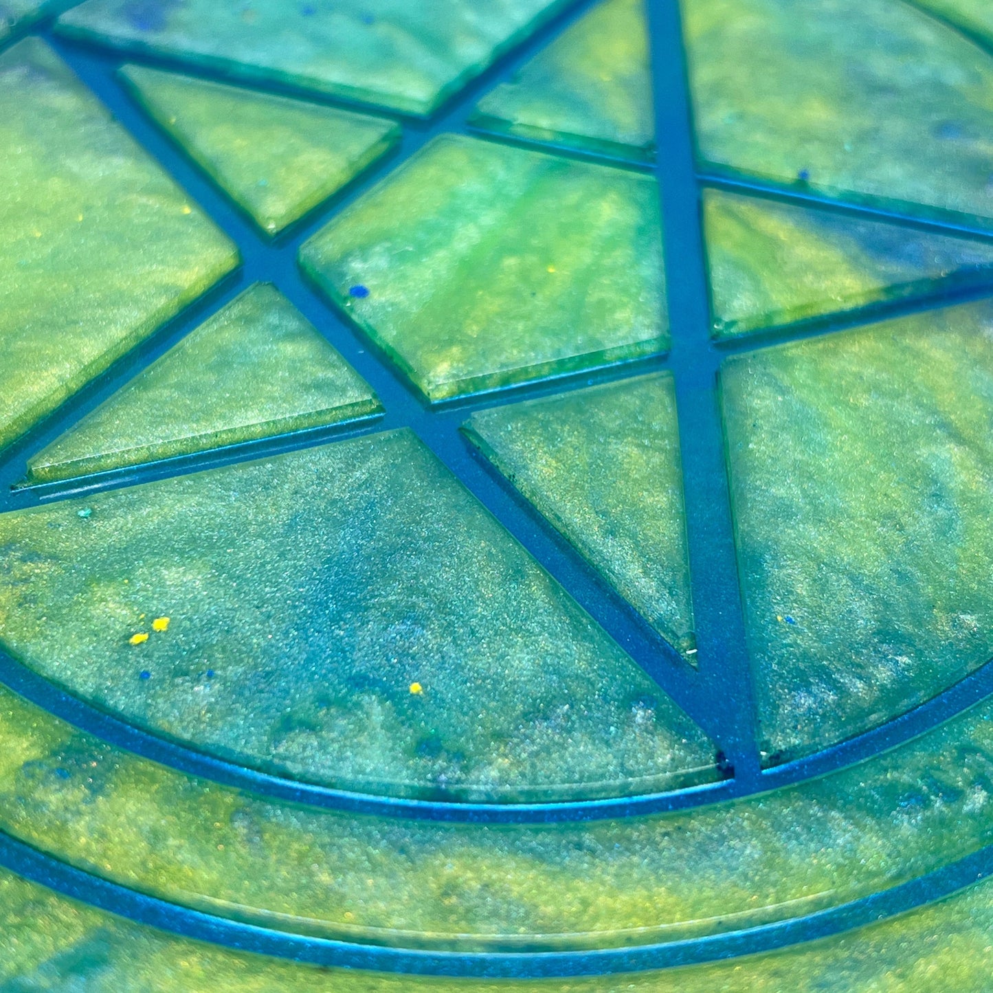 Ocean Spirit Pentacle Candle Tray