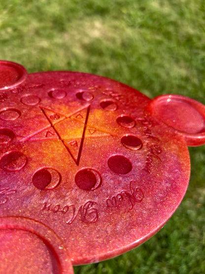 Sunset Glow Lunar Phases Candle Tray