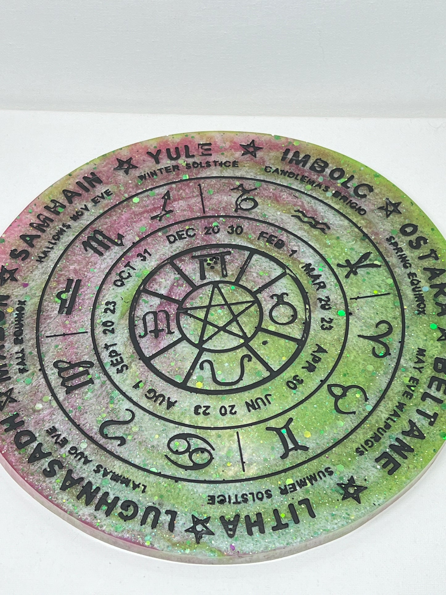 ✨ Enchanted Grove Wheel of the Year Altar Tray ✨