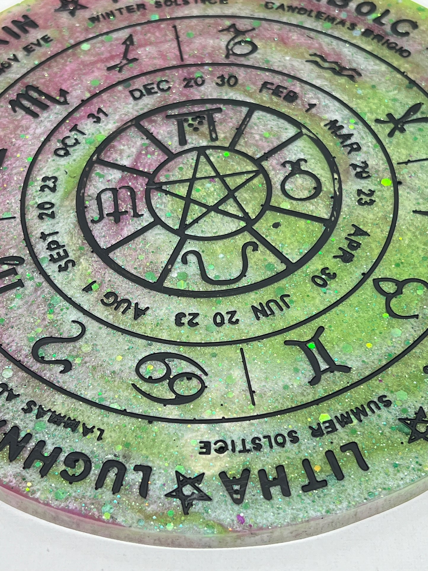 ✨ Enchanted Grove Wheel of the Year Altar Tray ✨