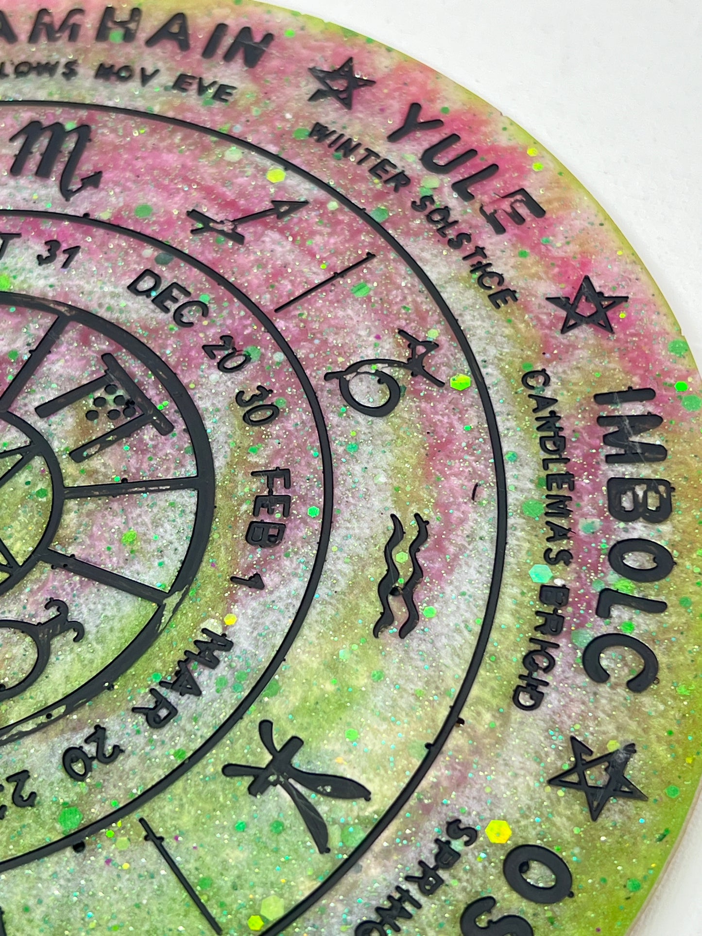 ✨ Enchanted Grove Wheel of the Year Altar Tray ✨