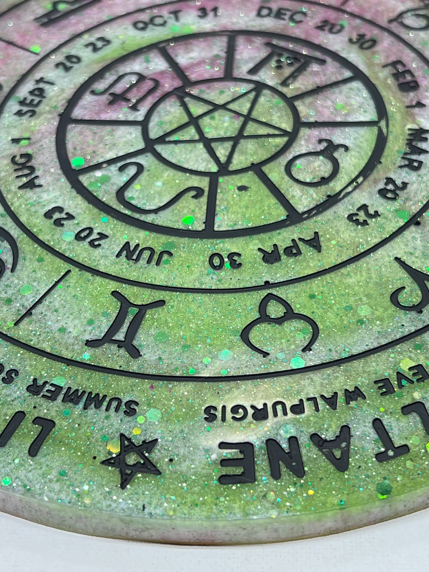 ✨ Enchanted Grove Wheel of the Year Altar Tray ✨