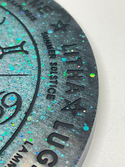 ✨ Frosted Nebula Wheel of the Year Altar Tray ✨