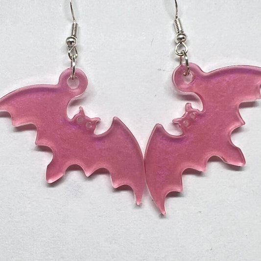 Twilight Bat Resin Earrings