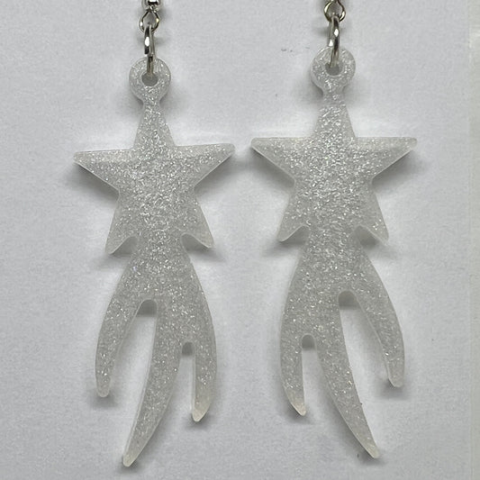 Shooting Star Resin Earrings