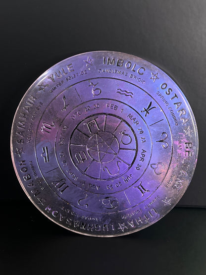 ✨ Amethyst Dawn Wheel of the Year Altar Tray ✨