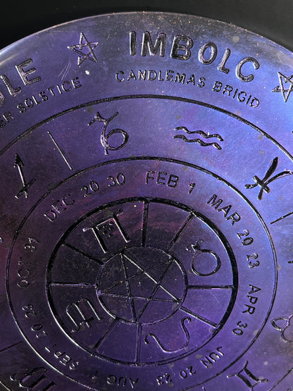 ✨ Amethyst Dawn Wheel of the Year Altar Tray ✨