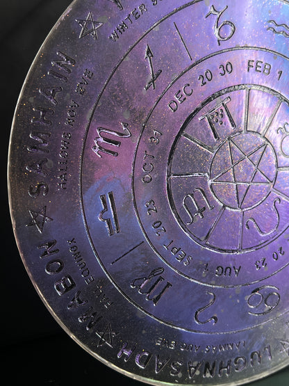 ✨ Amethyst Dawn Wheel of the Year Altar Tray ✨