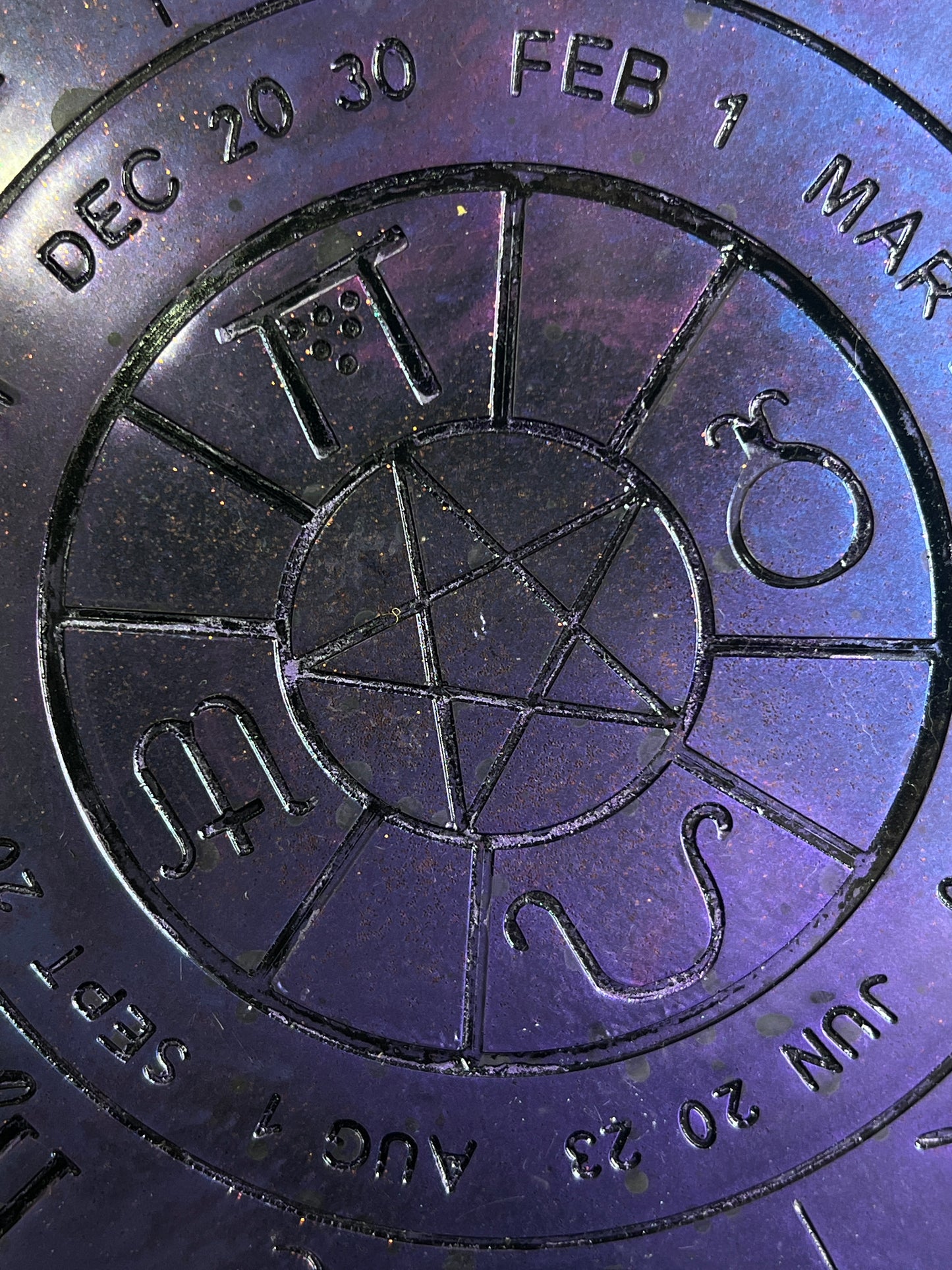 ✨ Amethyst Dawn Wheel of the Year Altar Tray ✨