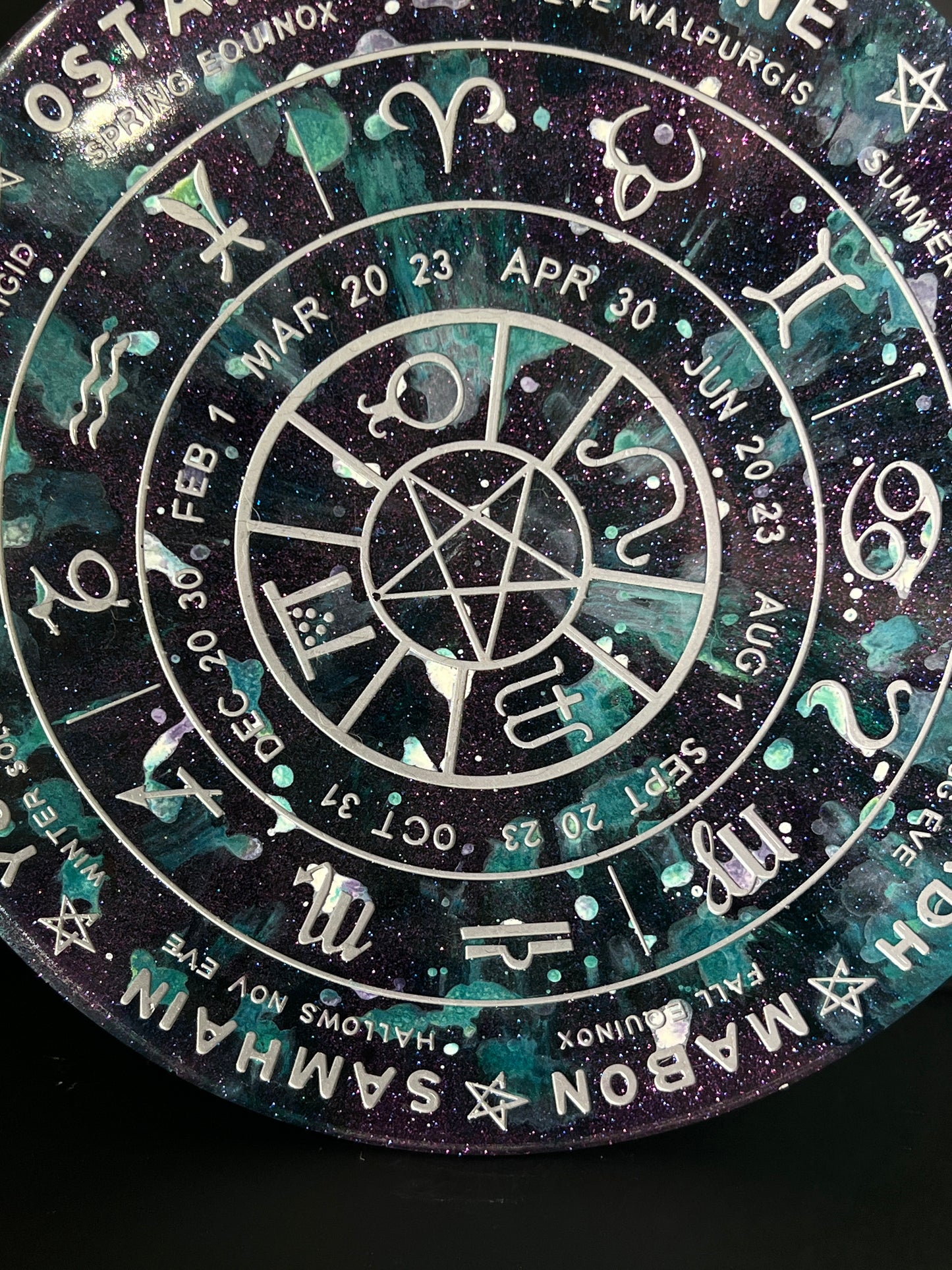 ✨ Enchanted Tides Wheel of the Year Altar Tray ✨