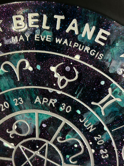 ✨ Enchanted Tides Wheel of the Year Altar Tray ✨