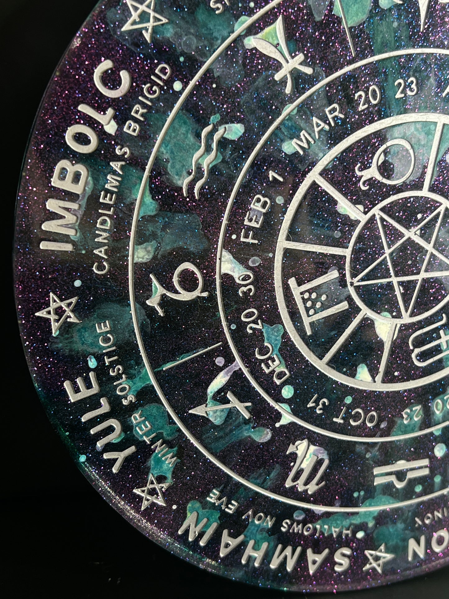 ✨ Enchanted Tides Wheel of the Year Altar Tray ✨