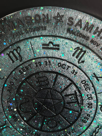 ✨ Frosted Nebula Wheel of the Year Altar Tray ✨