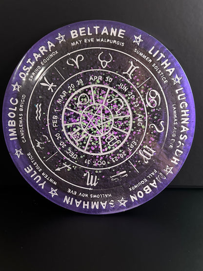 ✨ Midnight Oracle Wheel of the Year Altar Tray ✨