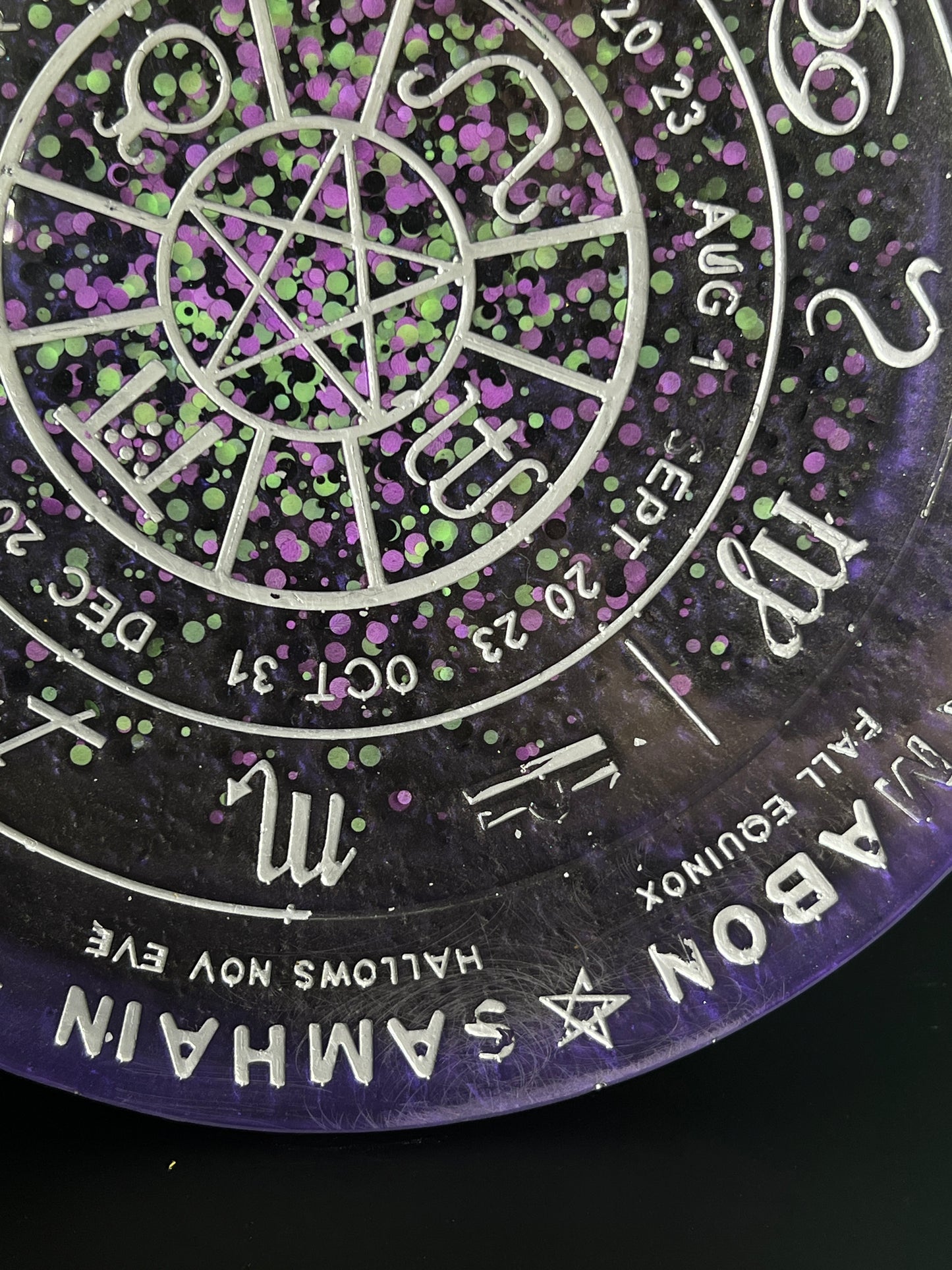 ✨ Midnight Oracle Wheel of the Year Altar Tray ✨