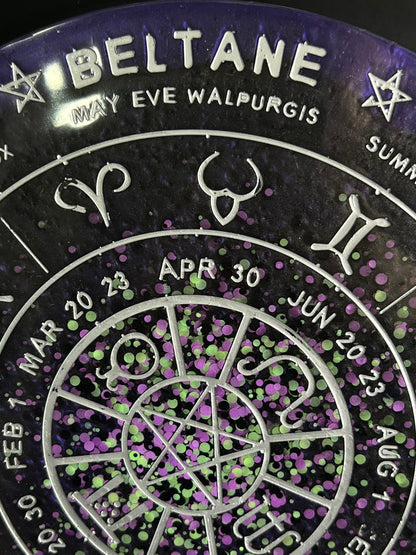 ✨ Midnight Oracle Wheel of the Year Altar Tray ✨