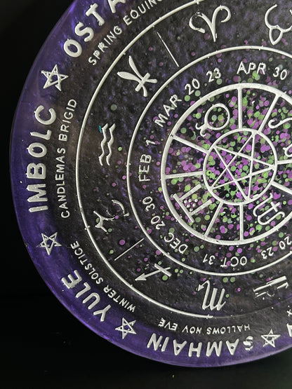 ✨ Midnight Oracle Wheel of the Year Altar Tray ✨