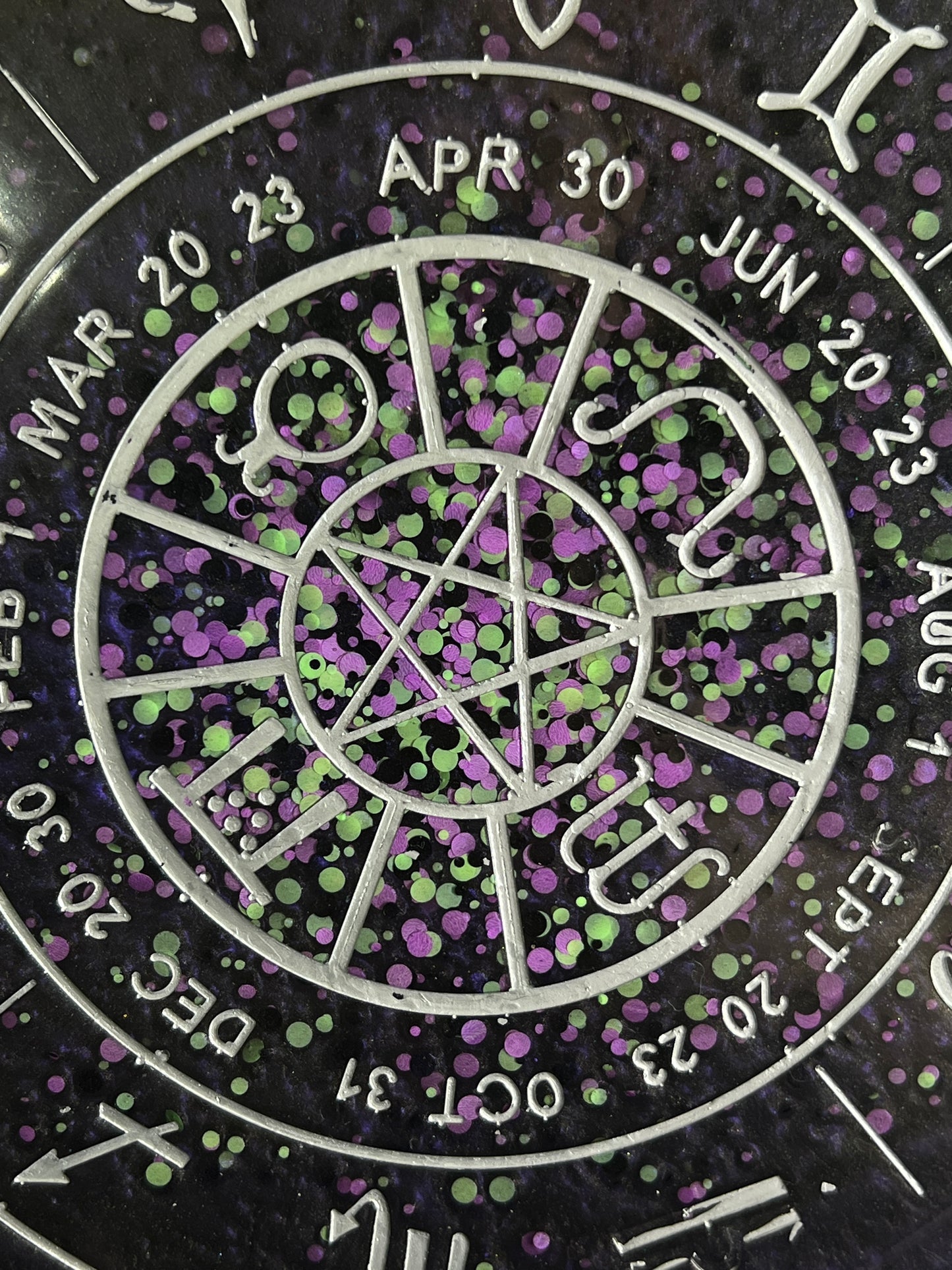 ✨ Midnight Oracle Wheel of the Year Altar Tray ✨