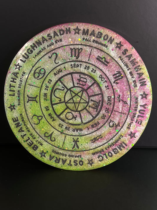 ✨ Enchanted Grove Wheel of the Year Altar Tray ✨