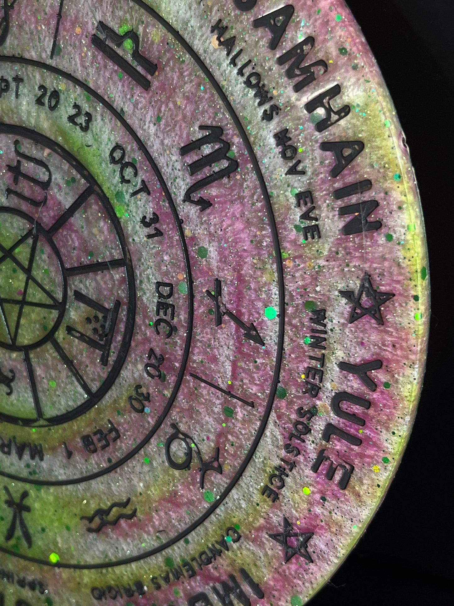 ✨ Enchanted Grove Wheel of the Year Altar Tray ✨