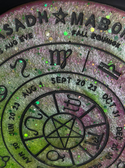 ✨ Enchanted Grove Wheel of the Year Altar Tray ✨