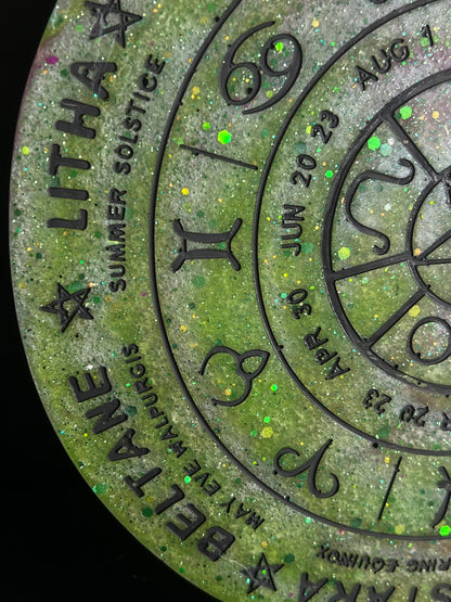 ✨ Enchanted Grove Wheel of the Year Altar Tray ✨