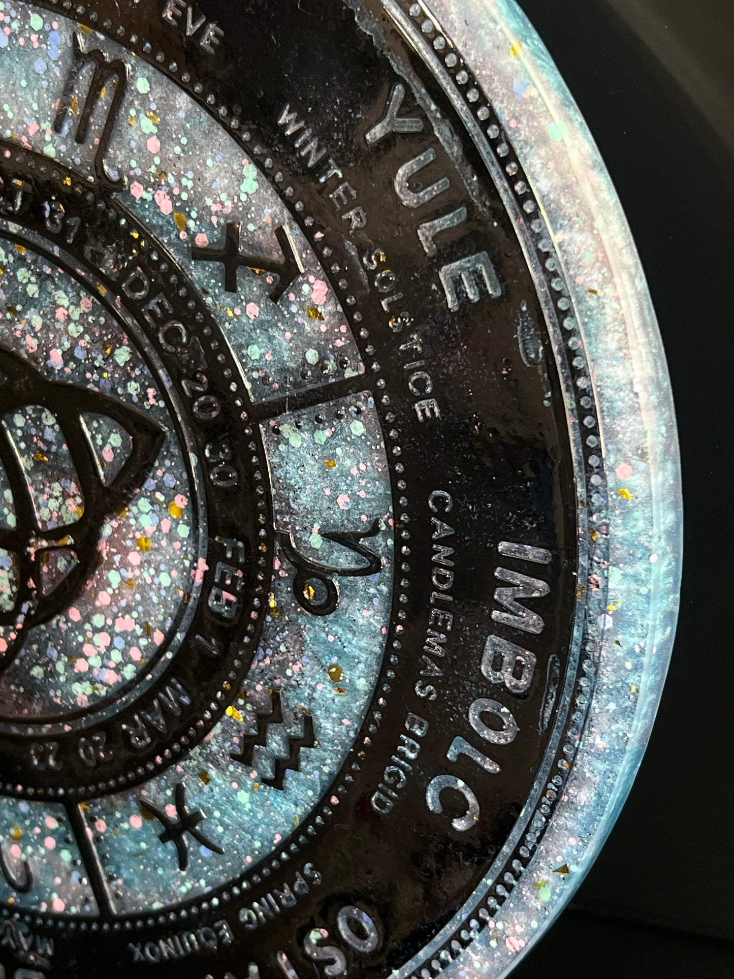 ✨ Celestial Veil Wheel of the Year Altar Tray ✨