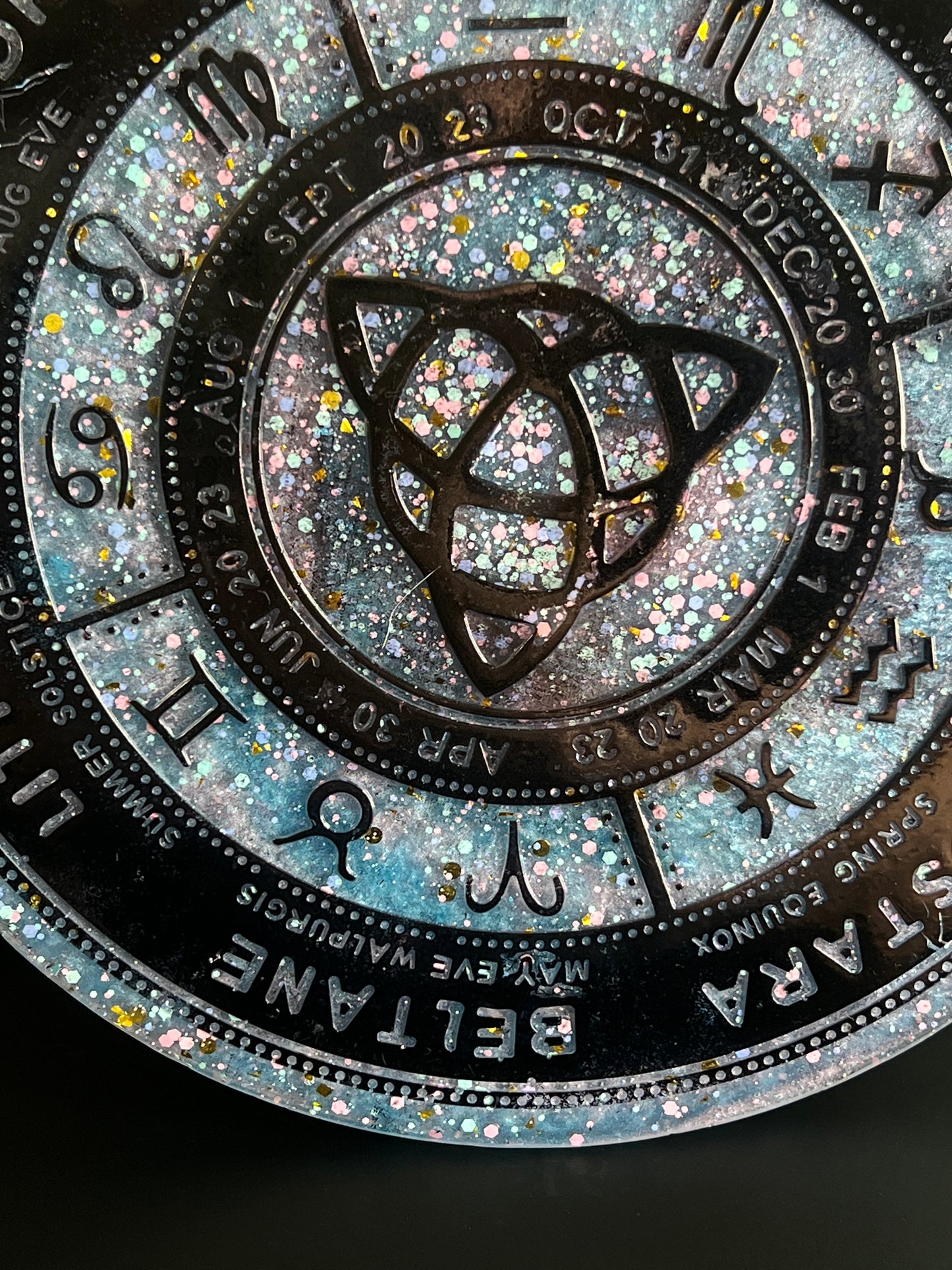 ✨ Celestial Veil Wheel of the Year Altar Tray ✨