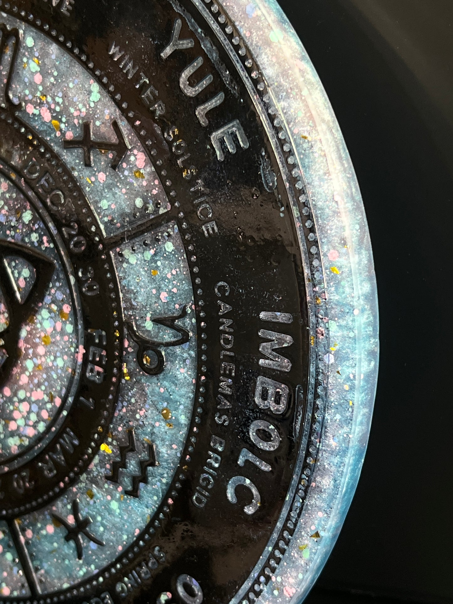 ✨ Celestial Veil Wheel of the Year Altar Tray ✨