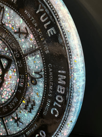 ✨ Celestial Veil Wheel of the Year Altar Tray ✨