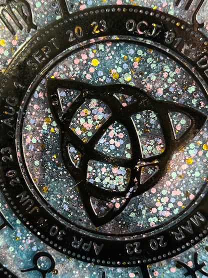 ✨ Celestial Veil Wheel of the Year Altar Tray ✨