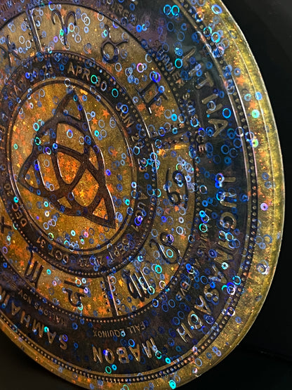 ✨ Solar Ember Wheel of the Year Altar Tray ✨
