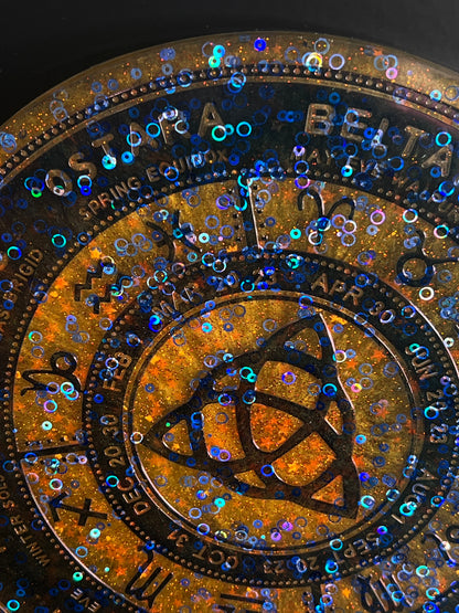 ✨ Solar Ember Wheel of the Year Altar Tray ✨